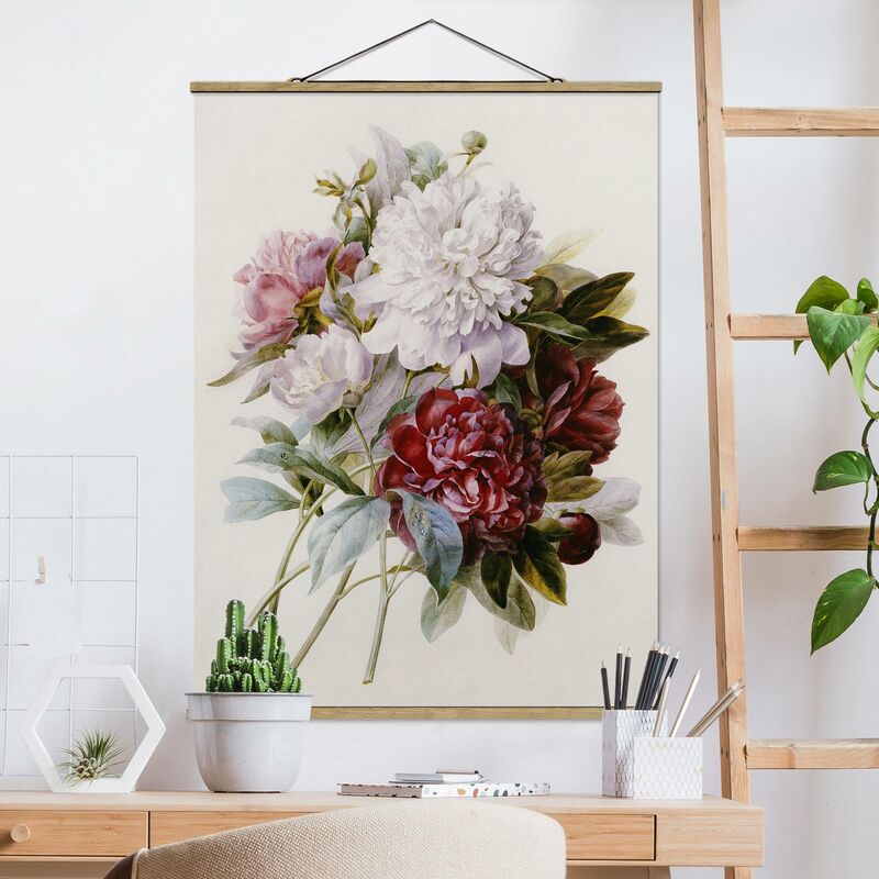 Imagen de tela - Pierre Joseph Redoute - Bouquet Of Red, Purple And White Peonies - Alto 4:3 Dimensión LxA: 46.5cm x 35cm
Imagen de tela - Pierre Joseph Redoute - Bouquet Of Red, Purple And White Peonies - Alto 4:3 Dimensión LxA: 46.5cm x 35cm