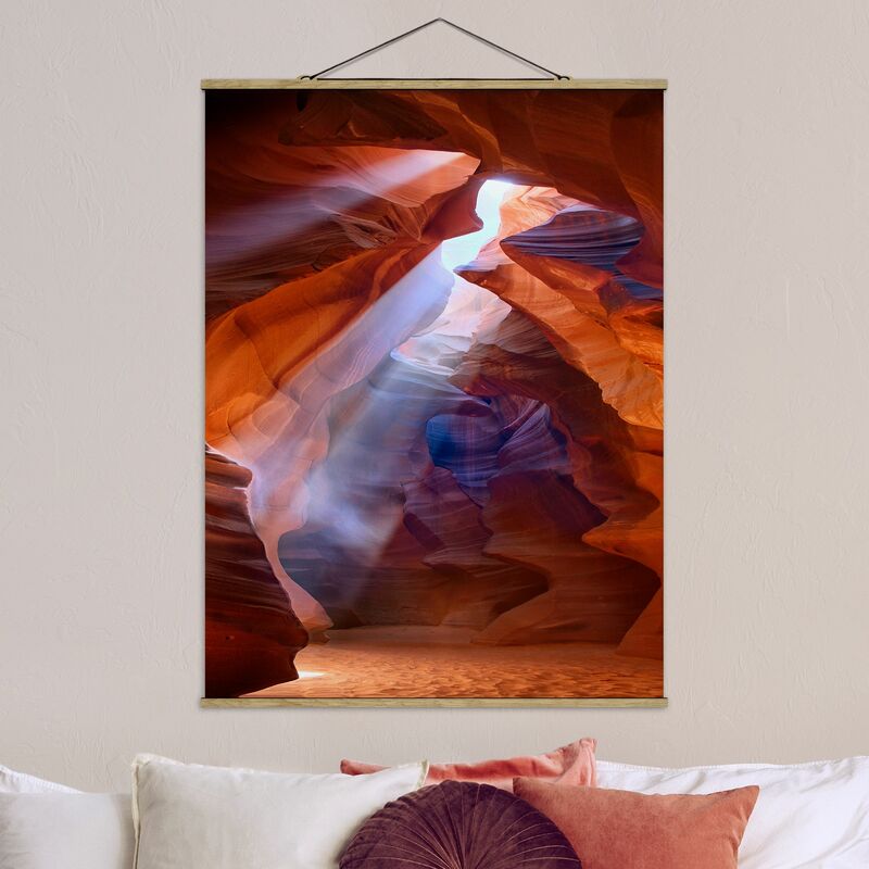 Imagen de tela - Play Of Light In Antelope Canyon - Alto 4:3 Dimensión LxA: 133.5cm x 100cm
Imagen de tela - Play Of Light In Antelope Canyon - Alto 4:3 Dimensión LxA: 133.5cm x 100cm