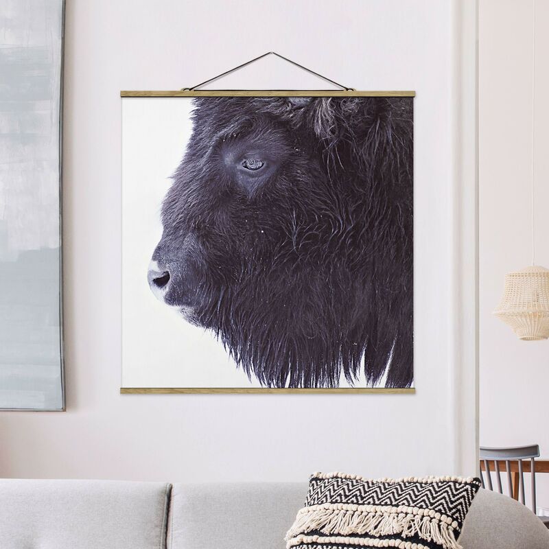 Imagen de tela - Portrait Of A Black Buffalo - Cuadrado 1:1 Dimensión LxA: 50cm x 50cm
Imagen de tela - Portrait Of A Black Buffalo - Cuadrado 1:1 Dimensión LxA: 50cm x 50cm
