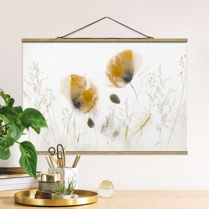 Imagen de tela - Poppy Flowers And Delicate Grasses In Soft Fog - Apaisado 2:3 Dimensión LxA: 33.5cm x 50cm
Imagen de tela - Poppy Flowers And Delicate Grasses In Soft Fog - Apaisado 2:3 Dimensión LxA: 33.5cm x 50cm
