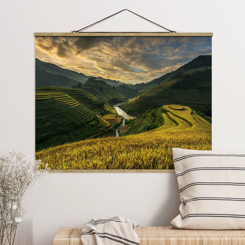 Imagen de tela - Rice Plantations In Vietnam - Apaisado 3:4 Dimensión LxA: 75cm x 100cm
Imagen de tela - Rice Plantations In Vietnam - Apaisado 3:4 Dimensión LxA: 75cm x 100cm