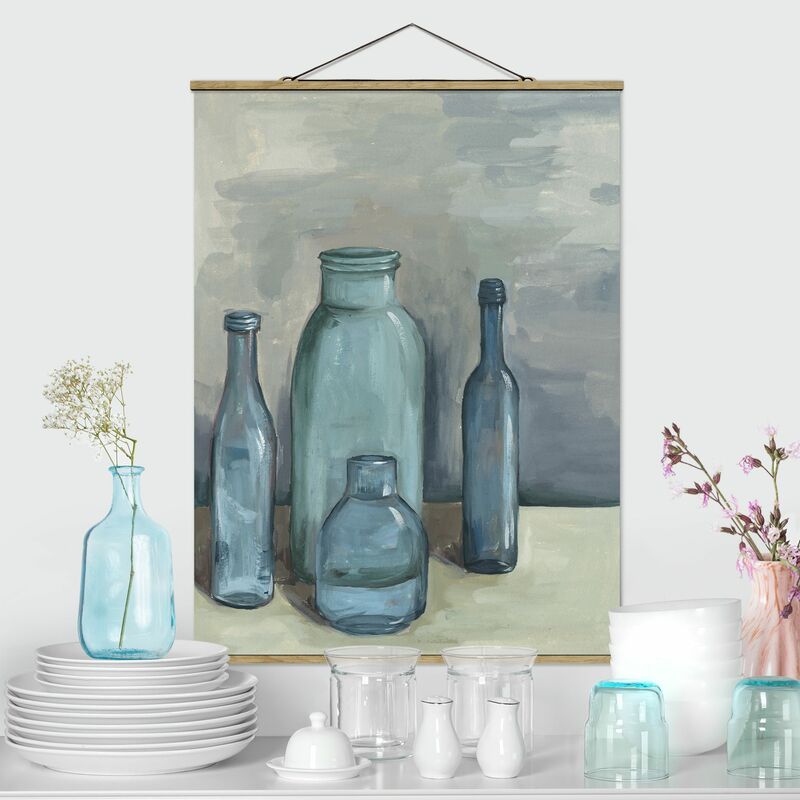 Imagen de tela - Still Life With Glass Bottles II - Alto 4:3 Dimensión LxA: 106.5cm x 80cm
Imagen de tela - Still Life With Glass Bottles II - Alto 4:3 Dimensión LxA: 106.5cm x 80cm