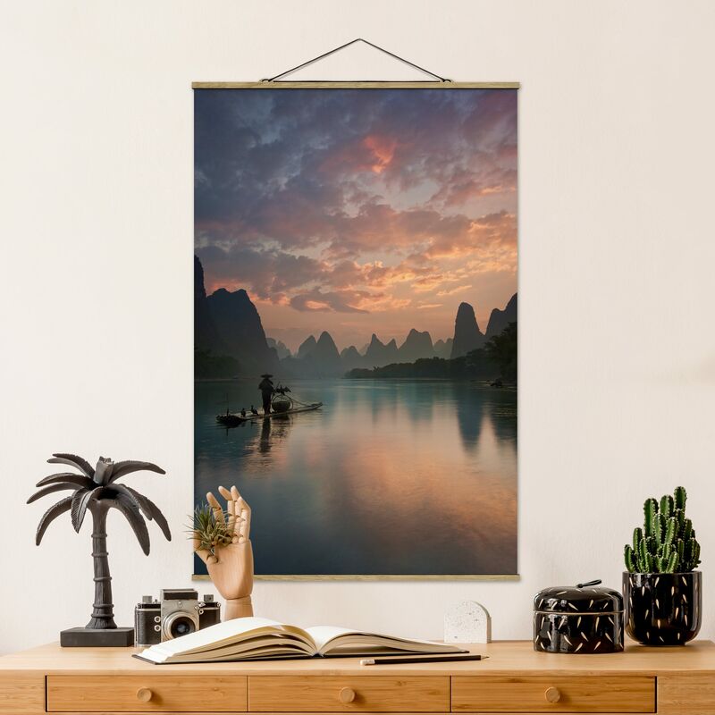 Imagen de tela - Sunrise Over Chinese River - Alto 3:2 Dimensión LxA: 75cm x 50cm
Imagen de tela - Sunrise Over Chinese River - Alto 3:2 Dimensión LxA: 75cm x 50cm