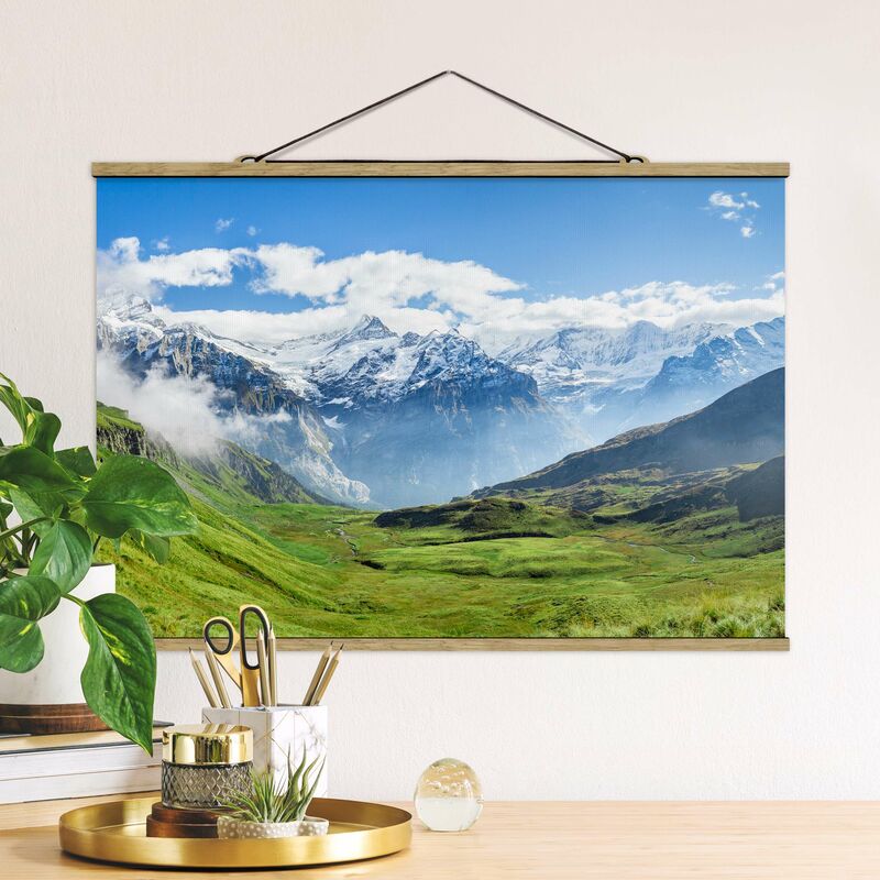 Imagen de tela - Swiss Alpine Panorama - Apaisado 2:3 Dimensión LxA: 23.5cm x 35cm
Imagen de tela - Swiss Alpine Panorama - Apaisado 2:3 Dimensión LxA: 23.5cm x 35cm