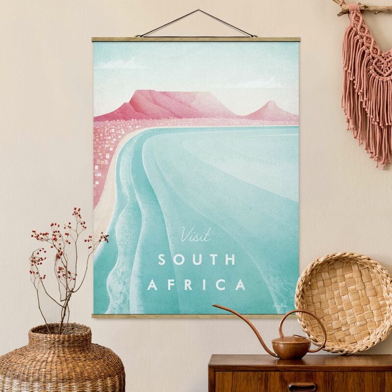Imagen de tela - Travel Poster - South Africa - Alto 4:3 Dimensión LxA: 66.4cm x 50cm
Imagen de tela - Travel Poster - South Africa - Alto 4:3 Dimensión LxA: 66.4cm x 50cm