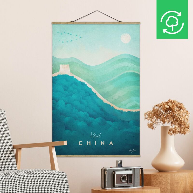Imagen de tela - Travel Poster - China - Alto 3:2 Dimensión LxA: 120cm x 80cm
Imagen de tela - Travel Poster - China - Alto 3:2 Dimensión LxA: 120cm x 80cm