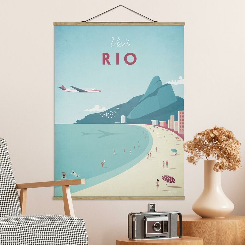Imagen de tela - Travel Poster - Rio De Janeiro - Alto 4:3 Dimensión LxA: 66.4cm x 50cm
Imagen de tela - Travel Poster - Rio De Janeiro - Alto 4:3 Dimensión LxA: 66.4cm x 50cm