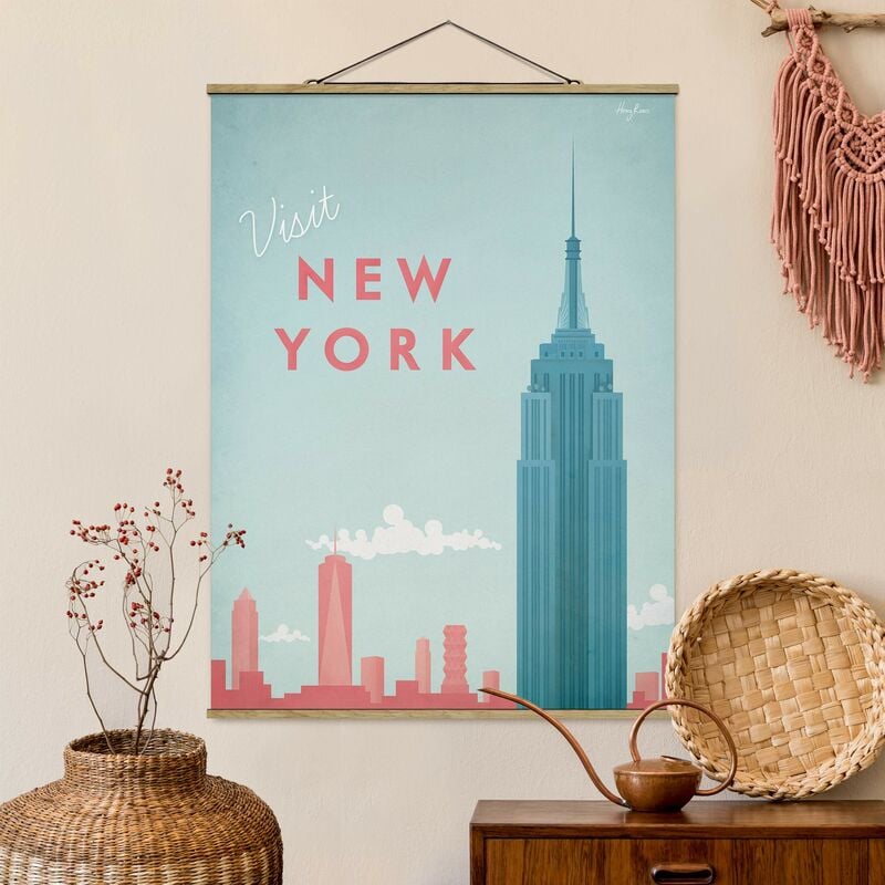 Imagen de tela - Travel Poster - New York - Alto 4:3 Dimensión LxA: 133.5cm x 100cm
Imagen de tela - Travel Poster - New York - Alto 4:3 Dimensión LxA: 133.5cm x 100cm
