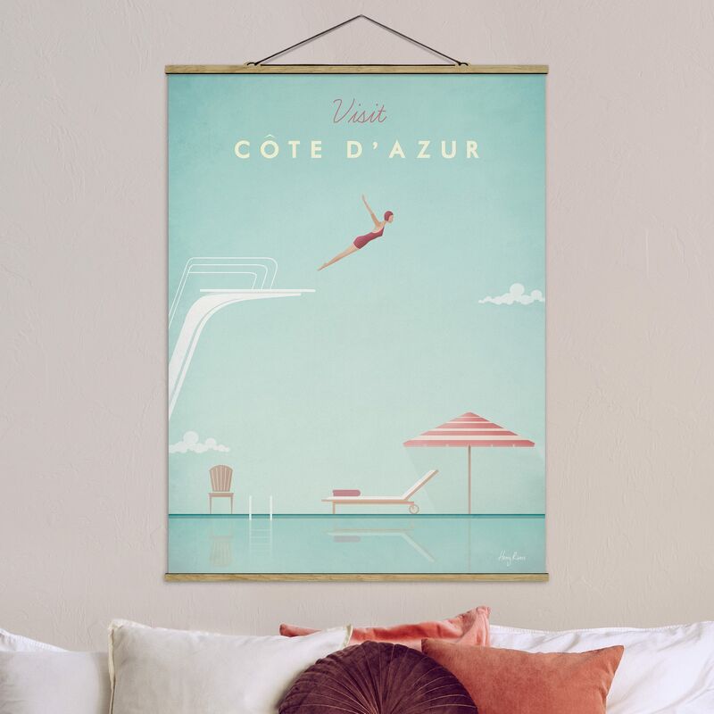 Bilderwelten - Imagen de tela - Travel Poster - Côte D'Azur - Alto 4:3 Dimensión LxA: 46.5cm x 35cm
Bilderwelten - Imagen de tela - Travel Poster - Côte D'Azur - Alto 4:3 Dimensión LxA: 46.5cm x 35cm