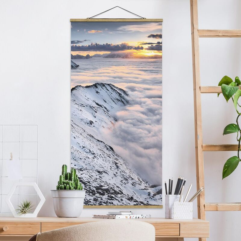 Bilderwelten - Imagen de tela - View Of Clouds And Mountains - Alto 2:1 Dimensión LxA: 70cm x 35cm
Bilderwelten - Imagen de tela - View Of Clouds And Mountains - Alto 2:1 Dimensión LxA: 70cm x 35cm