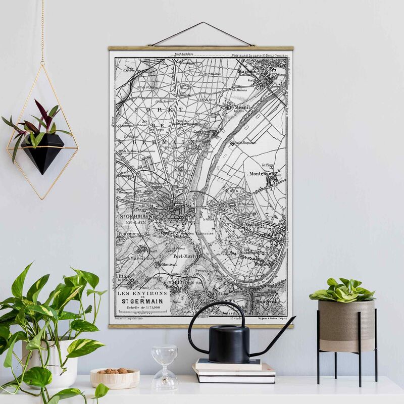 Imagen de tela - Vintage Map St Germain Paris - Alto 3:2 Dimensión LxA: 75cm x 50cm
Imagen de tela - Vintage Map St Germain Paris - Alto 3:2 Dimensión LxA: 75cm x 50cm
