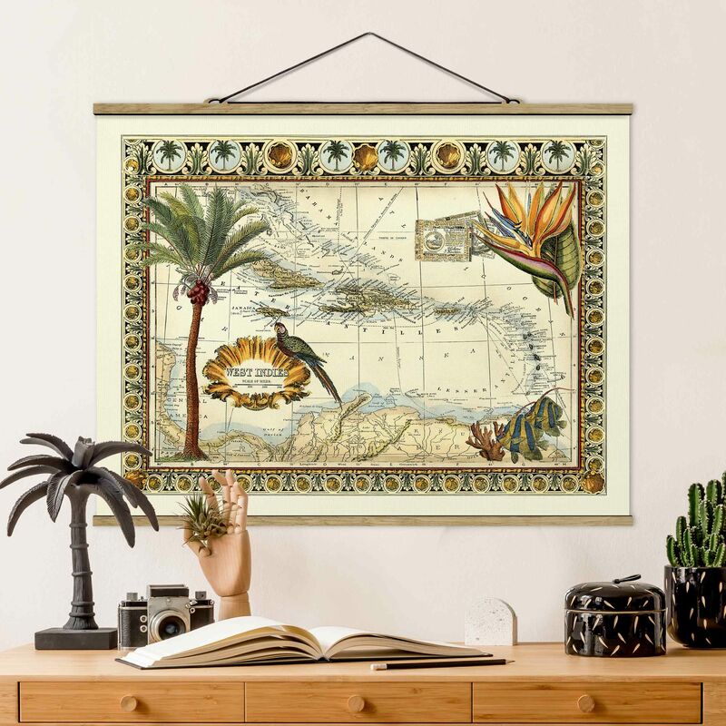 Imagen de tela - Vintage Tropical Map West Indies - Apaisado 3:4 Dimensión LxA: 37.5cm x 50cm
Imagen de tela - Vintage Tropical Map West Indies - Apaisado 3:4 Dimensión LxA: 37.5cm x 50cm