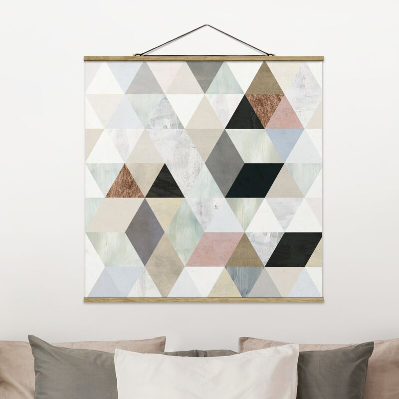 Imagen de tela - Watercolor Mosaic With Triangles I - Cuadrado 1:1 Dimensión LxA: 35cm x 35cm
Imagen de tela - Watercolor Mosaic With Triangles I - Cuadrado 1:1 Dimensión LxA: 35cm x 35cm