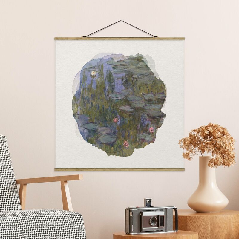Imagen de tela - Watercolors - Claude Monet - Water Lilies (Nympheas) - Cuadrado 1:1 Dimensión LxA: 80cm x 80cm
Imagen de tela - Watercolors - Claude Monet - Water Lilies (Nympheas) - Cuadrado 1:1 Dimensión LxA: 80cm x 80cm