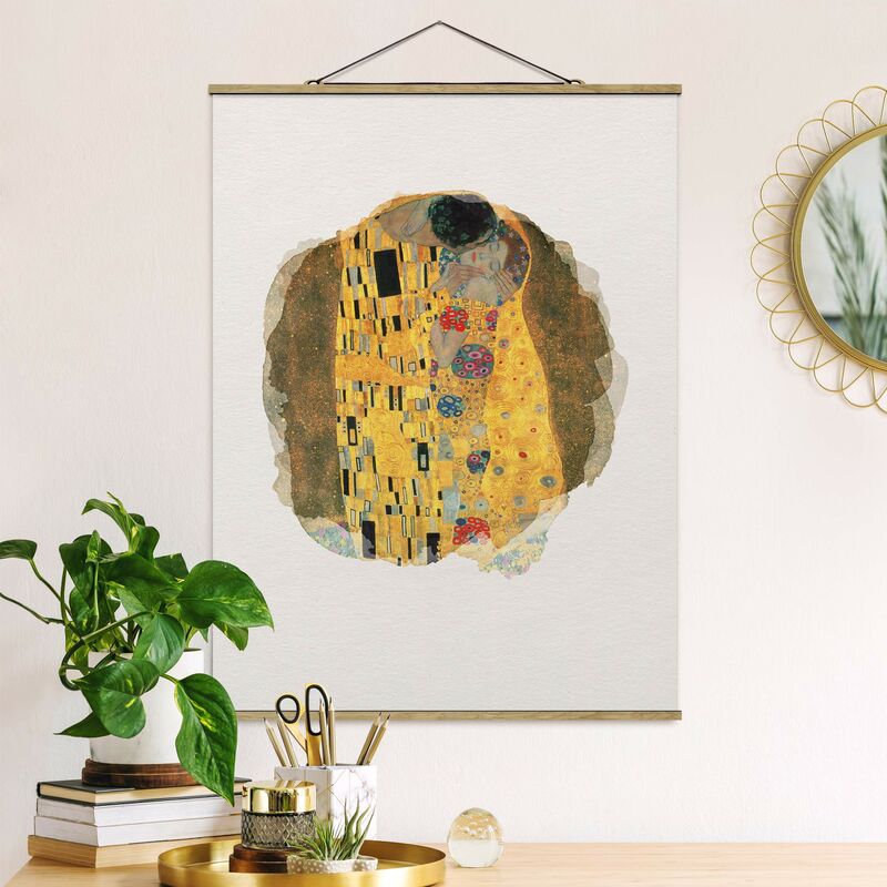Imagen de tela - Watercolors - Gustav Klimt - The Kiss - Alto 4:3 Dimensión LxA: 106.5cm x 80cm
Imagen de tela - Watercolors - Gustav Klimt - The Kiss - Alto 4:3 Dimensión LxA: 106.5cm x 80cm