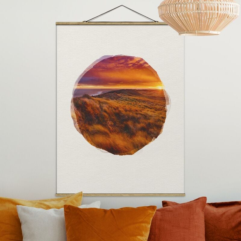 Imagen de tela - Watercolors - Sunrise On The Beach On Sylt - Alto 4:3 Dimensión LxA: 106.5cm x 80cm
Imagen de tela - Watercolors - Sunrise On The Beach On Sylt - Alto 4:3 Dimensión LxA: 106.5cm x 80cm