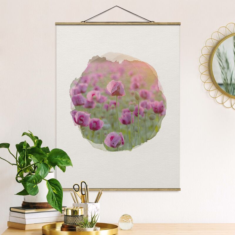 Imagen de tela - Watercolors - Violet Poppy Flowers Meadow In Spring - Alto 4:3 Dimensión LxA: 133.5cm x 100cm
Imagen de tela - Watercolors - Violet Poppy Flowers Meadow In Spring - Alto 4:3 Dimensión LxA: 133.5cm x 100cm