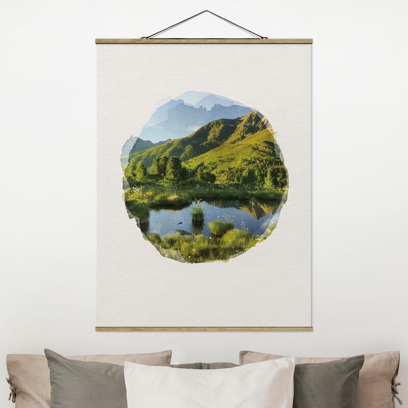 Imagen de tela - Watercolors - View From Hirschbichl The Defereggental - Alto 4:3 Dimensión LxA: 133.5cm x 100cm
Imagen de tela - Watercolors - View From Hirschbichl The Defereggental - Alto 4:3 Dimensión LxA: 133.5cm x 100cm