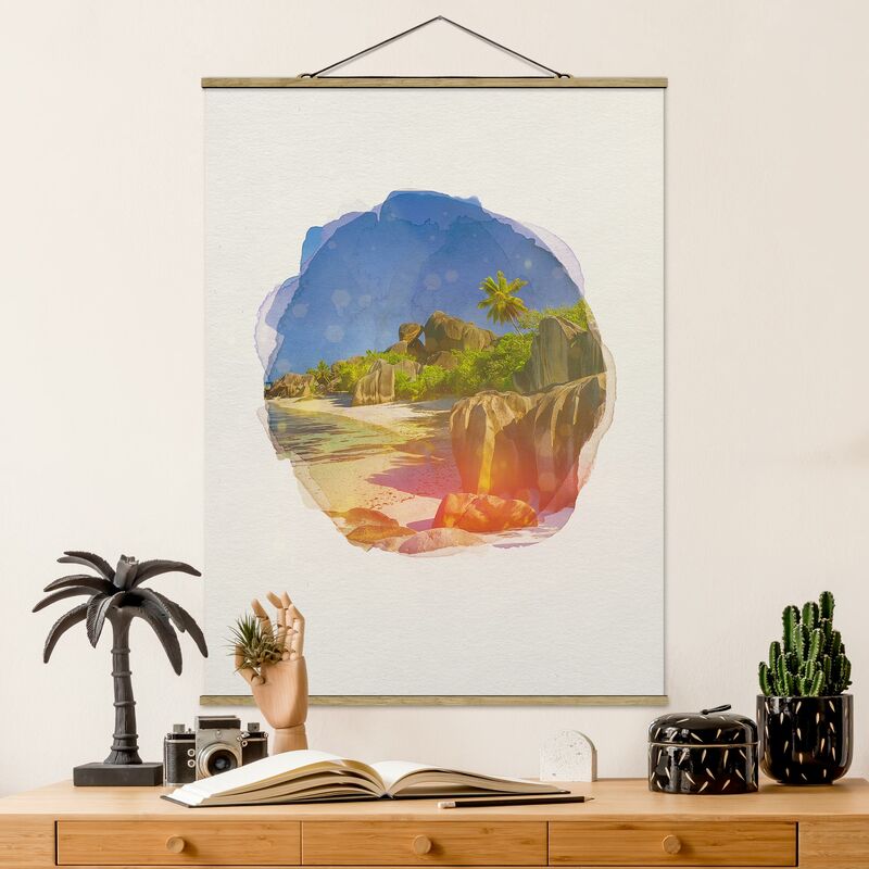 Imagen de tela - Watercolors - Dream Beach Seychelles - Alto 4:3 Dimensión LxA: 133.5cm x 100cm
Imagen de tela - Watercolors - Dream Beach Seychelles - Alto 4:3 Dimensión LxA: 133.5cm x 100cm