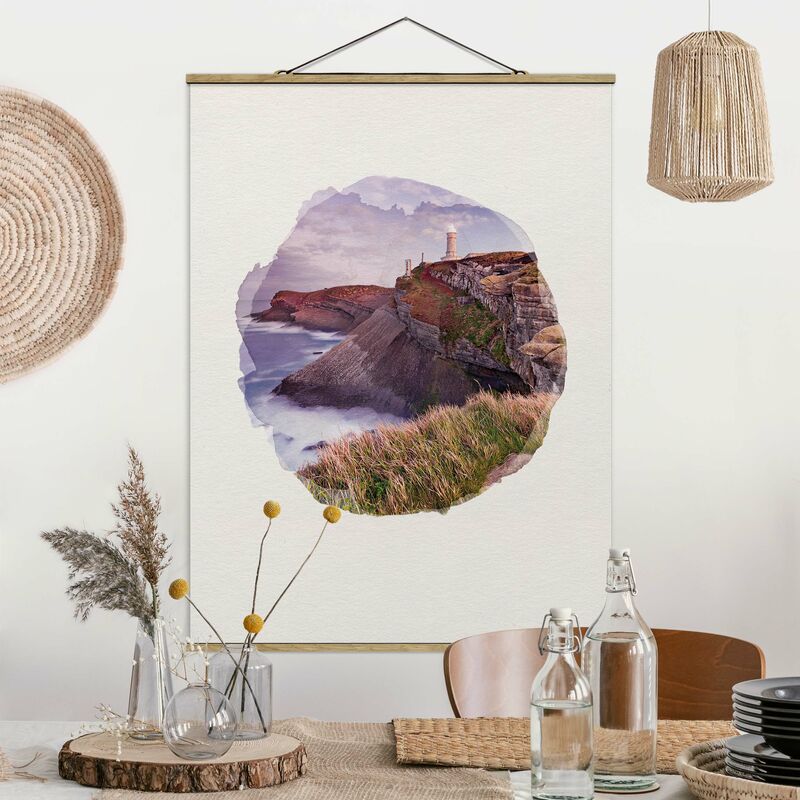 Imagen de tela - Watercolors - Cliff And Lighthouse - Alto 4:3 Dimensión LxA: 46.5cm x 35cm
Imagen de tela - Watercolors - Cliff And Lighthouse - Alto 4:3 Dimensión LxA: 46.5cm x 35cm