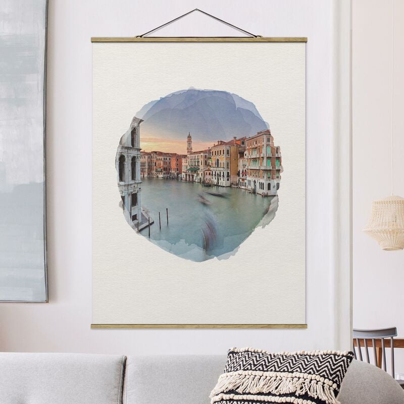 Imagen de tela - Watercolors - Grand Canal View From The Rialto Bridge Venice - Alto 4:3 Dimensión LxA: 66.4cm x 50cm
Imagen de tela - Watercolors - Grand Canal View From The Rialto Bridge Venice - Alto 4:3 Dimensión LxA: 66.4cm x 50cm
