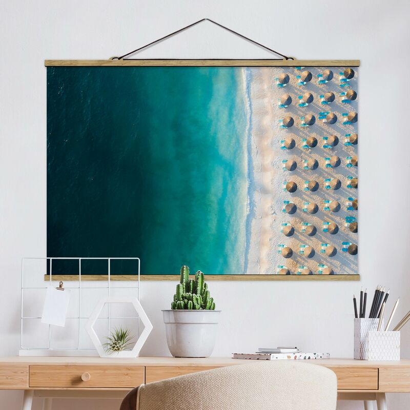 Imagen de tela - White Sandy Beach With Straw Parasols - Apaisado 2:3 Dimensión LxA: 66.5cm x 100cm
Imagen de tela - White Sandy Beach With Straw Parasols - Apaisado 2:3 Dimensión LxA: 66.5cm x 100cm