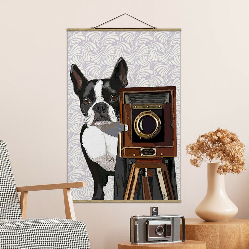 Imagen de tela - Wildlife Photographer Terrier - Alto 3:2 Dimensión LxA: 75cm x 50cm
Imagen de tela - Wildlife Photographer Terrier - Alto 3:2 Dimensión LxA: 75cm x 50cm