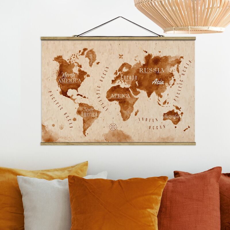 Imagen de tela - World Map Watercolor Beige Brown - Apaisado 2:3 Dimensión LxA: 33.5cm x 50cm
Imagen de tela - World Map Watercolor Beige Brown - Apaisado 2:3 Dimensión LxA: 33.5cm x 50cm