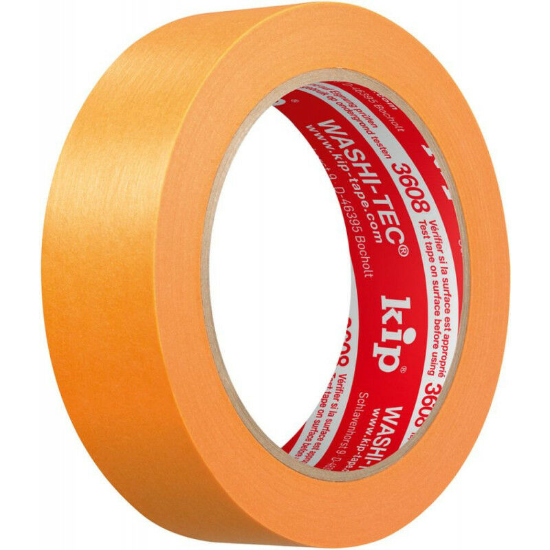 KIP WASHI TEC Standard Goldkrepp Orange 30 Mm X 50 M