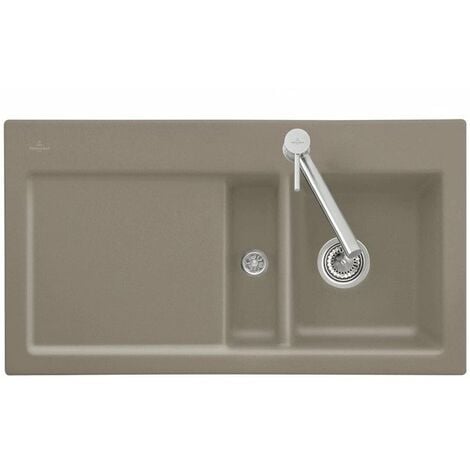 Lavello Incasso SUBWAY 50 FLAT 880 X 475 Mm Lavabo A Destra Comando In