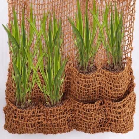 Sacs Plantes Tissu En Fibres De Noix De Coco Sacs Natte Pour