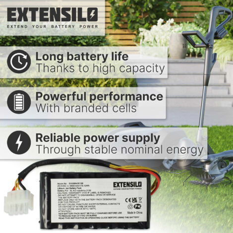 Extensilo Replacement Battery Compatible With Solo By Al Ko Robolinho