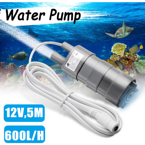 Pompe à eau pour aquarium submersible sans balais JT 500 DC 12 V 600 L