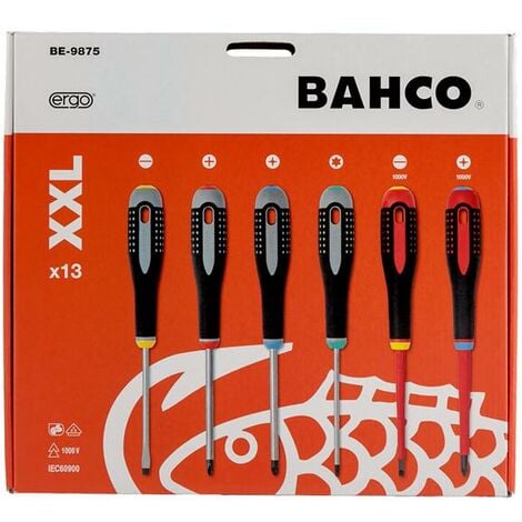 Bahco Be Be Ergo Screwdriver Set Piece Bah