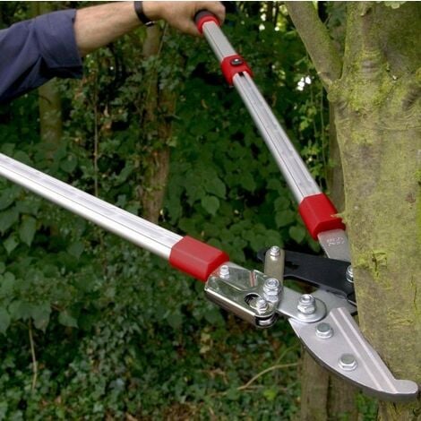 Darlac Telescopic Ratchet Loppers Garden Tree Pruner Heavy Duty Long Reach