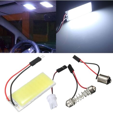 T Ba S Cob Chip Led Ampoule Voiture Panneau Festoon Dome Blanc