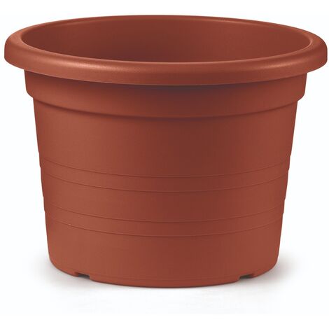 Vaso Cilindro D Cm Terracotta Veca Fiori Piante