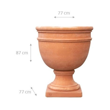 Vase En Terre Cuite Made In Italy Enti Rement Fait La Main