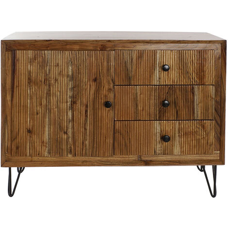 Buffet Meuble De Rangement En Acacia Coloris Marron Longueur 100 X