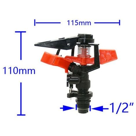 Arroseur agricole secteur 1 2 distance de tir 8 à 13 m Pack 5 unités