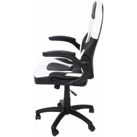 Chaise De Bureau Hhg Chaise Pivotante Gaming Accoudoirs R Glables