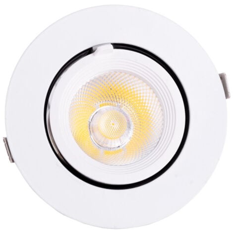 Foco Downlight Led W Lm K Circular Orientable H Ho