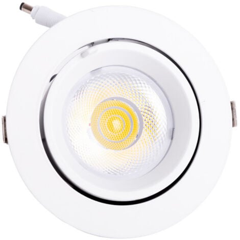 Foco Downlight Led W Lm K Circular Orientable H Ho