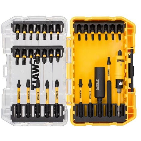 Embout de vissage en coffret Toughcase DEWALT 32 pièces Ø 25 57 89