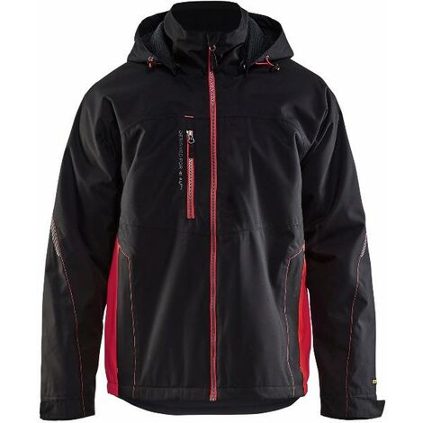 Veste hardshell BLAKLADER Déperlante T XXXL NOIR ROUGE 479019779956