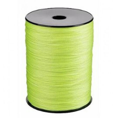 Cordage Polypropylène Tréssé Fluo Jaune Drisse en bobine de 100M