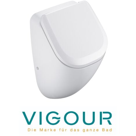 Vigour Derby Urinal Zulauf Verdeckt Mit Softclose Deckel