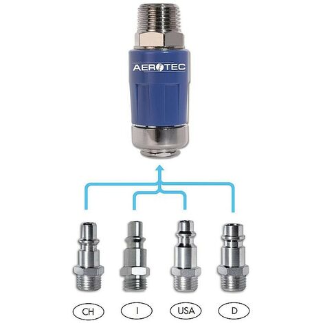 Raccord rapide de sécurité Aerotec EASY SAVE PRO 3 8 AG