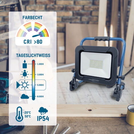 Ansmann Projecteur De Chantier Avec C Ble De Cm Int Gr Fl Ac