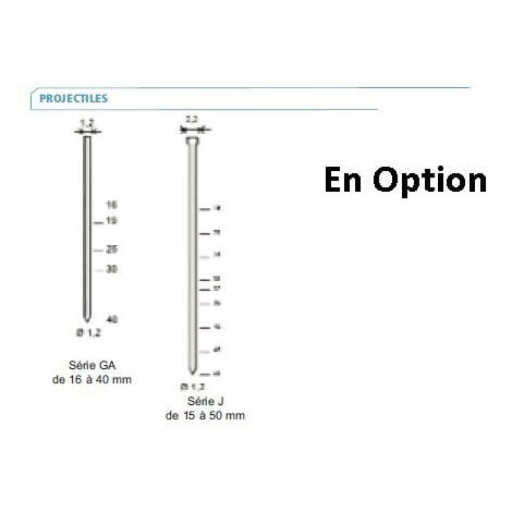 Alsafix Cloueur Pnematique J P Bar Mm Avec Coffret